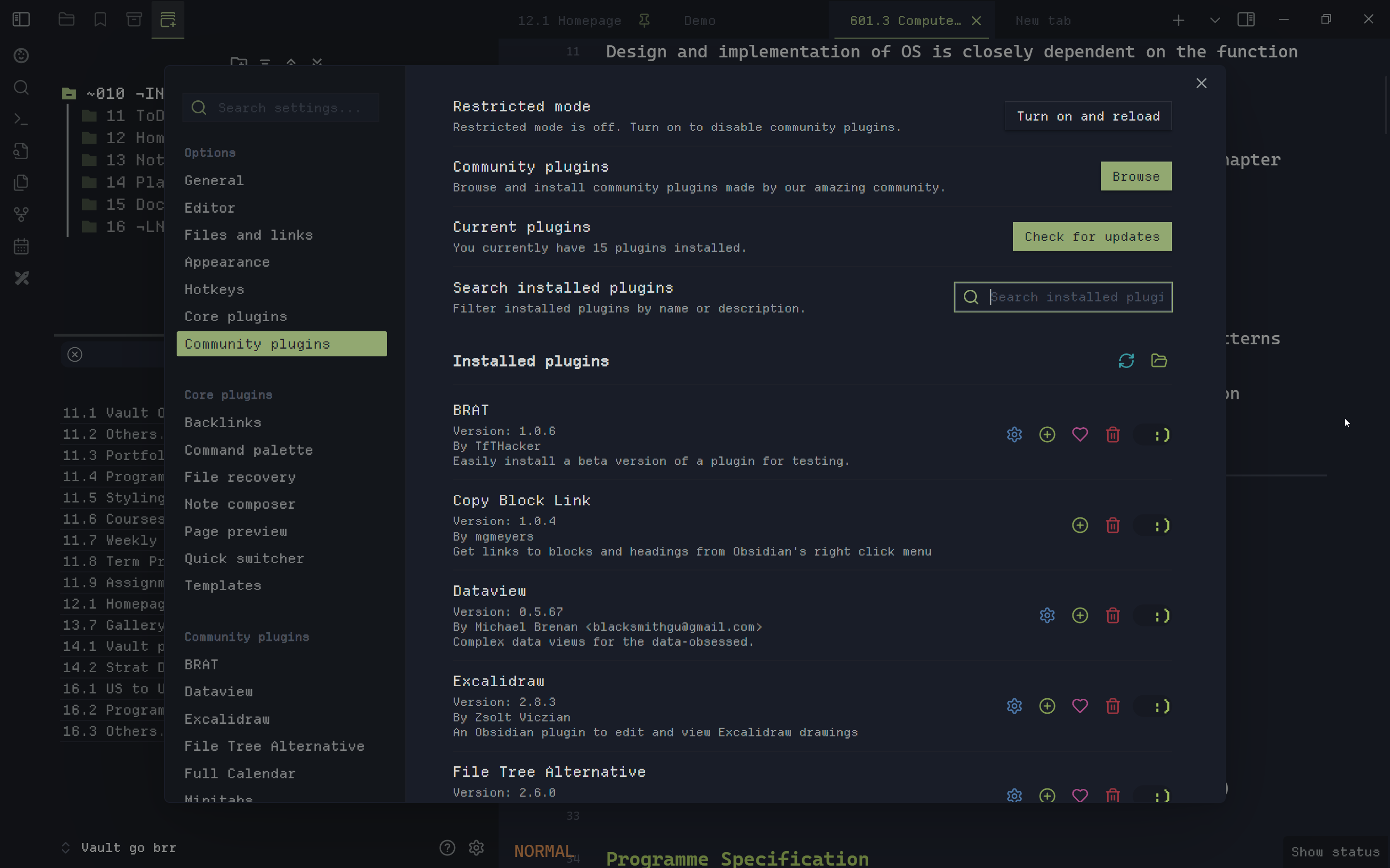 Figure 3:
    Dimmed inactive Settings navigation, smiley and coloured icons